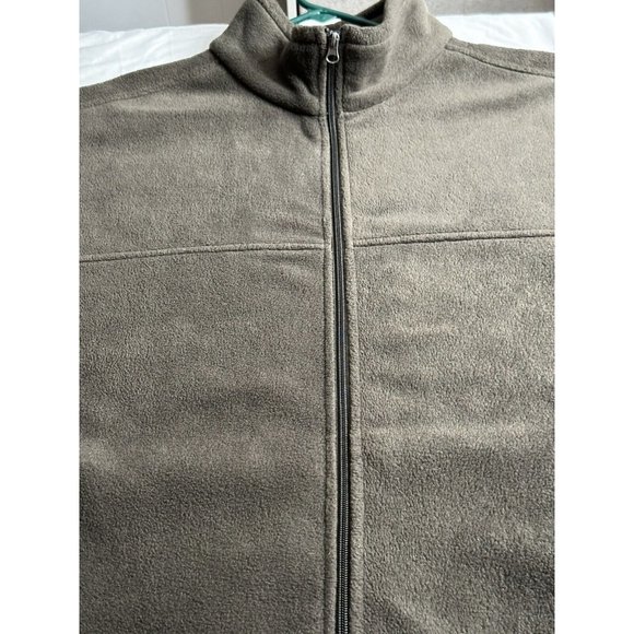 Bass Pro Fleece Jacket XL Full Zip Sweatshirt Inner Drawstring Camping Casual - Picture 4 of 8